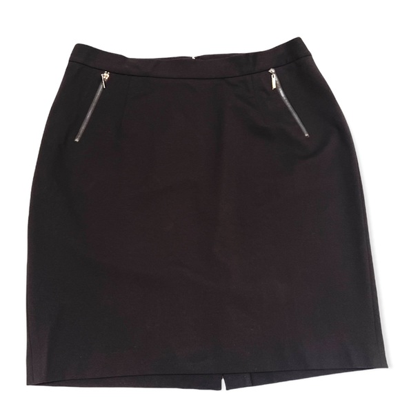 🍀Kasper black skirt with zipper pockets - Picture 5 of 12